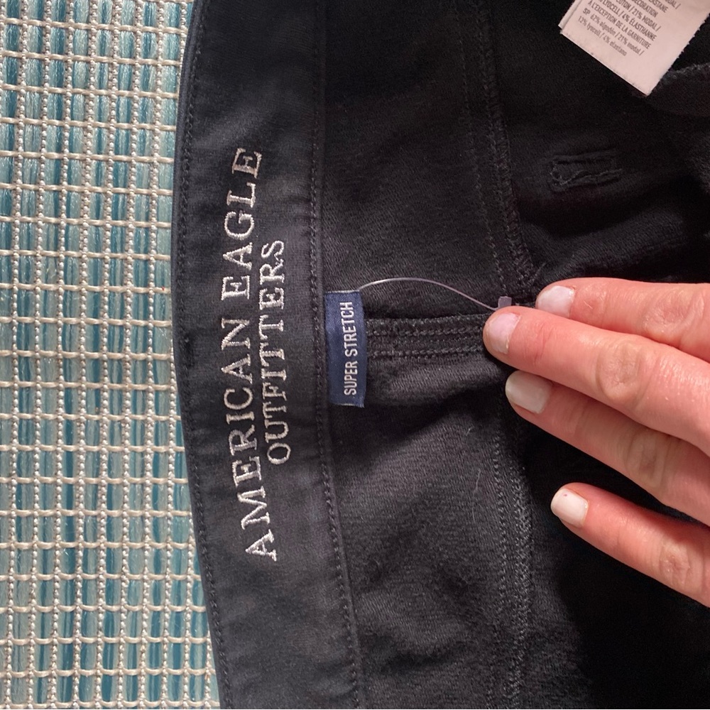 American eagle black jeggings
